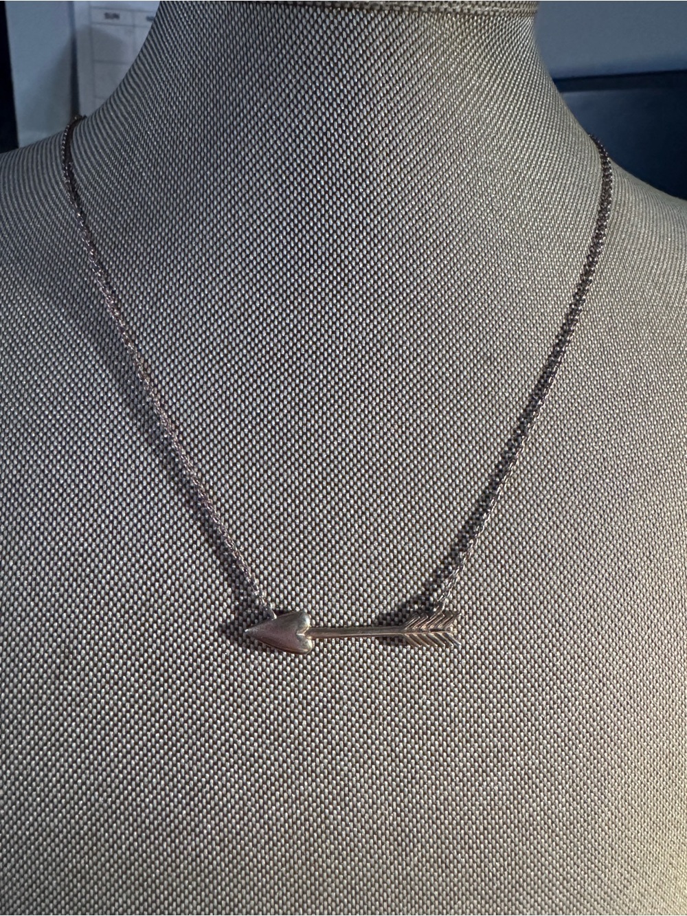 Kendra Scott Silver Arrow Pendant Necklace